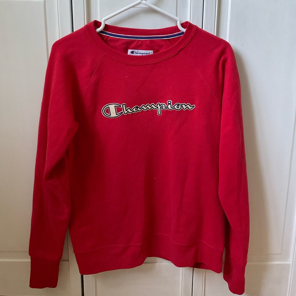 Champion Red Athletic Sweatshirt
